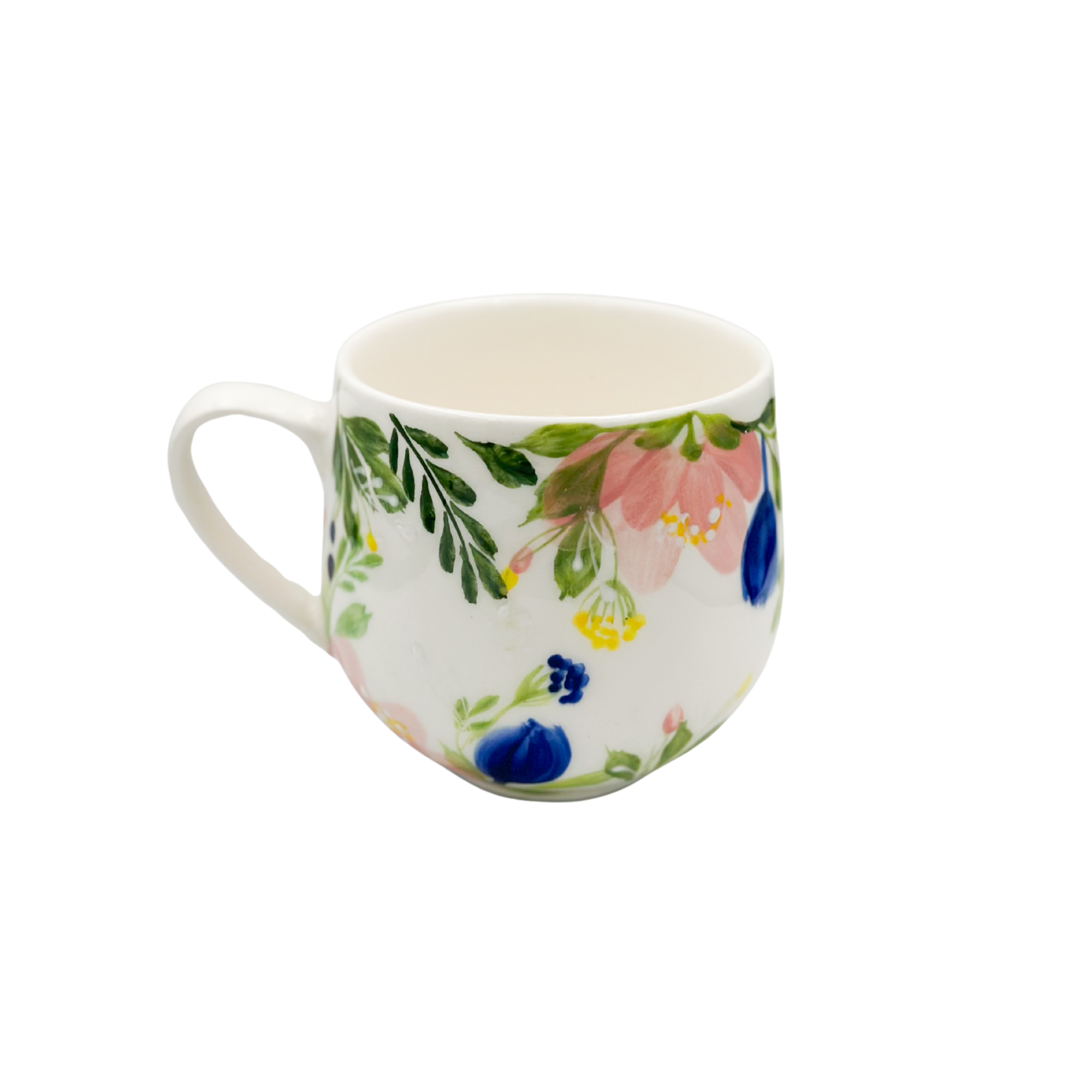 Hand-Painted Bubble Mug