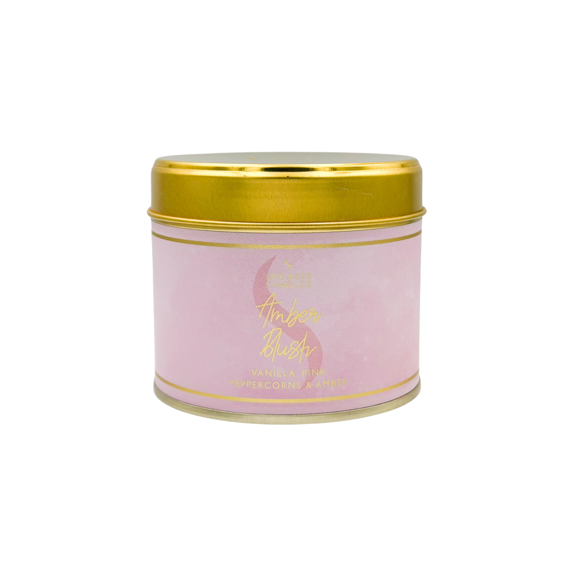 Tin Candle - Amber Blush