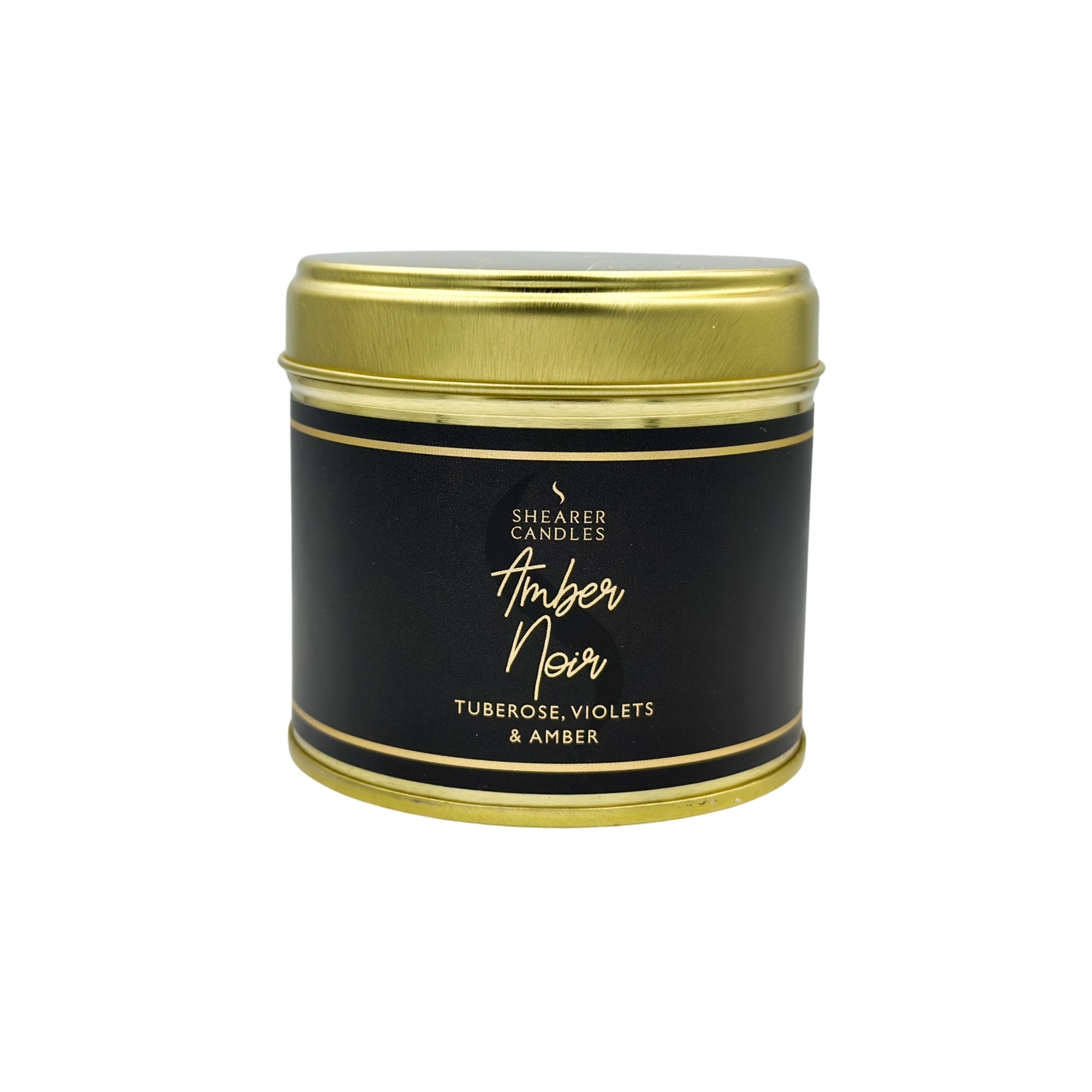 Tin Candle - Amber Noir