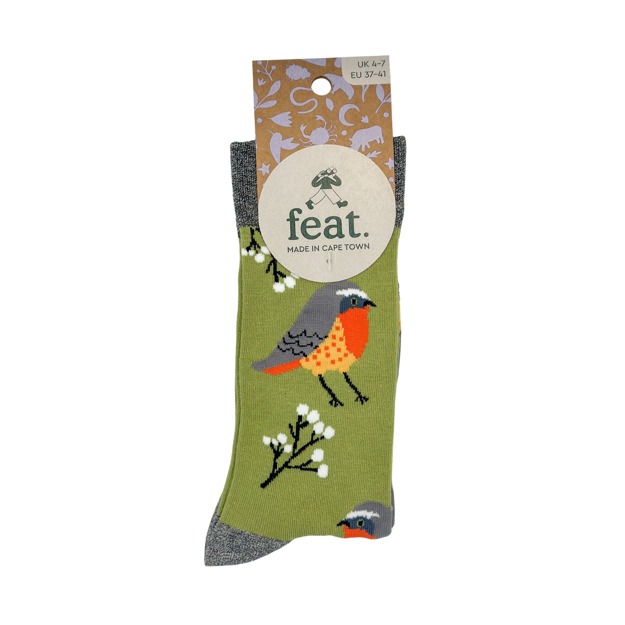 Ladies Cape Robin socks