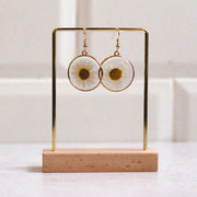 Gold Daisy Earrings
