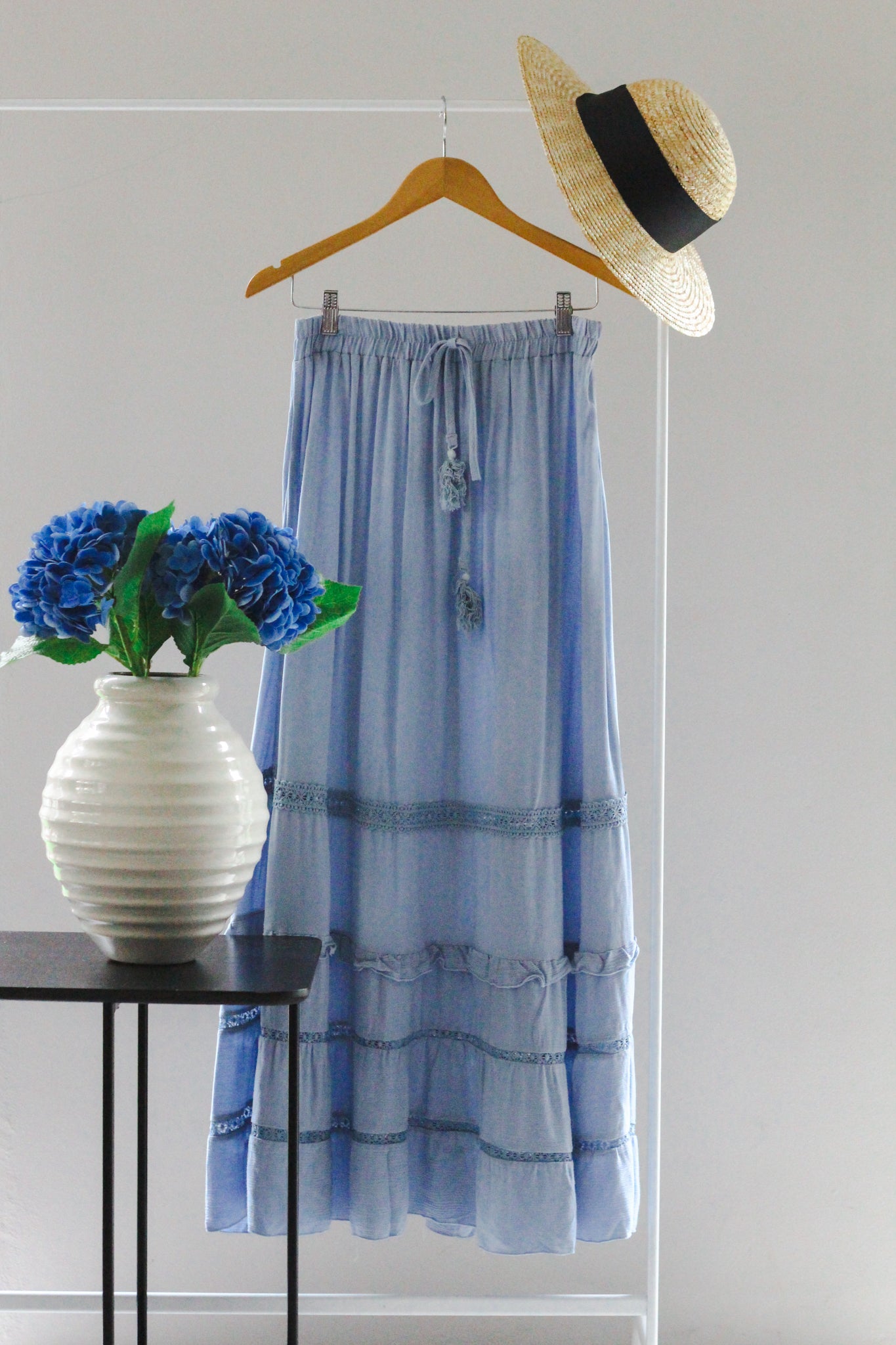 Bohemian Blue Skirt