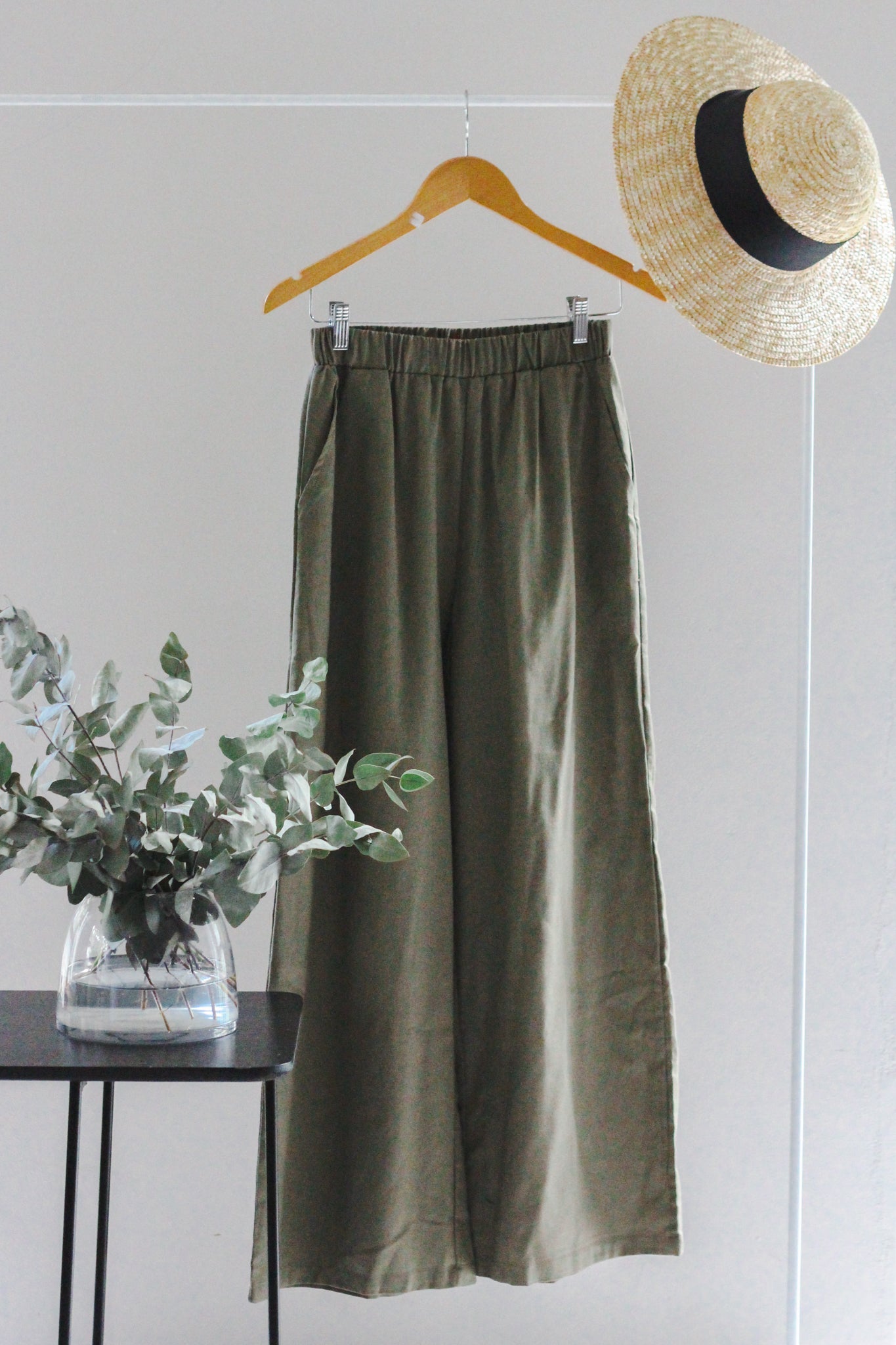 Flared Pants - Green